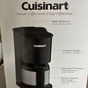 Brand New Cuisinart 4 Cup Coffee Maker